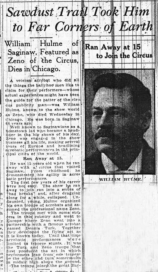 Aerialist William Hulme