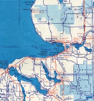 Map of Little Traverse Bay