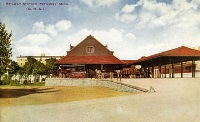 Grand Rapids and Indiana railroad station, Petoskey, Michigan  Image courtesy of Clarke Historical Library