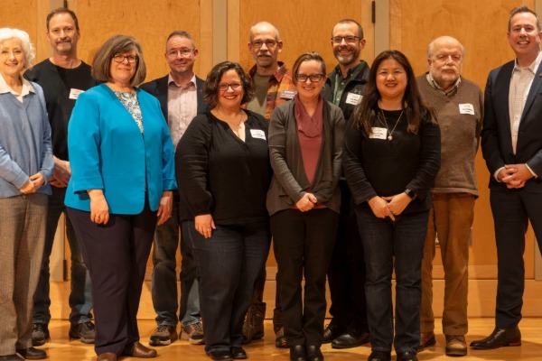 Group of participants from the Book Recognition Event at Central Michigan University.
