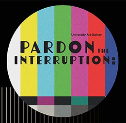 Color Test bars in circle over black background with