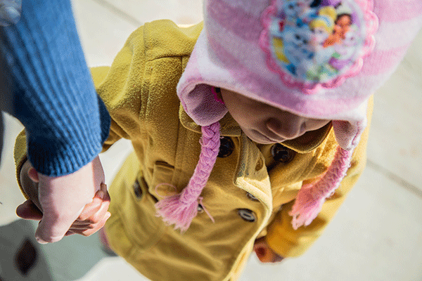 Child Holding Adult Hand