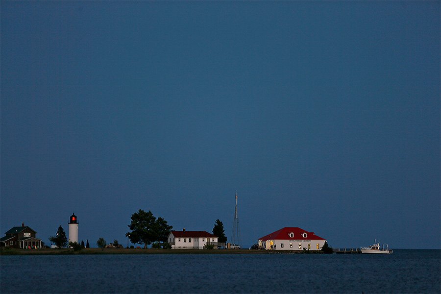 Beaver Island at dusk