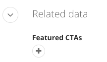 screen capture of Sitefinity news item related data